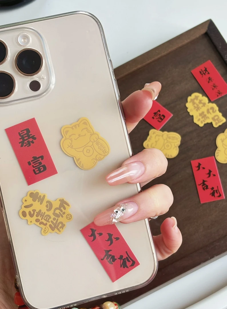 仙女单开4张创意 手机贴/冰箱贴