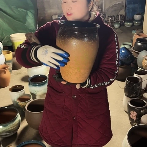 口20高29瑕疵盆子。