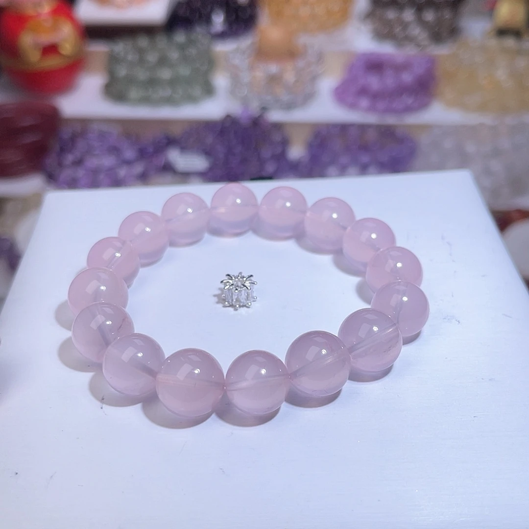 水晶手链未镶嵌j****z天然水晶12mm