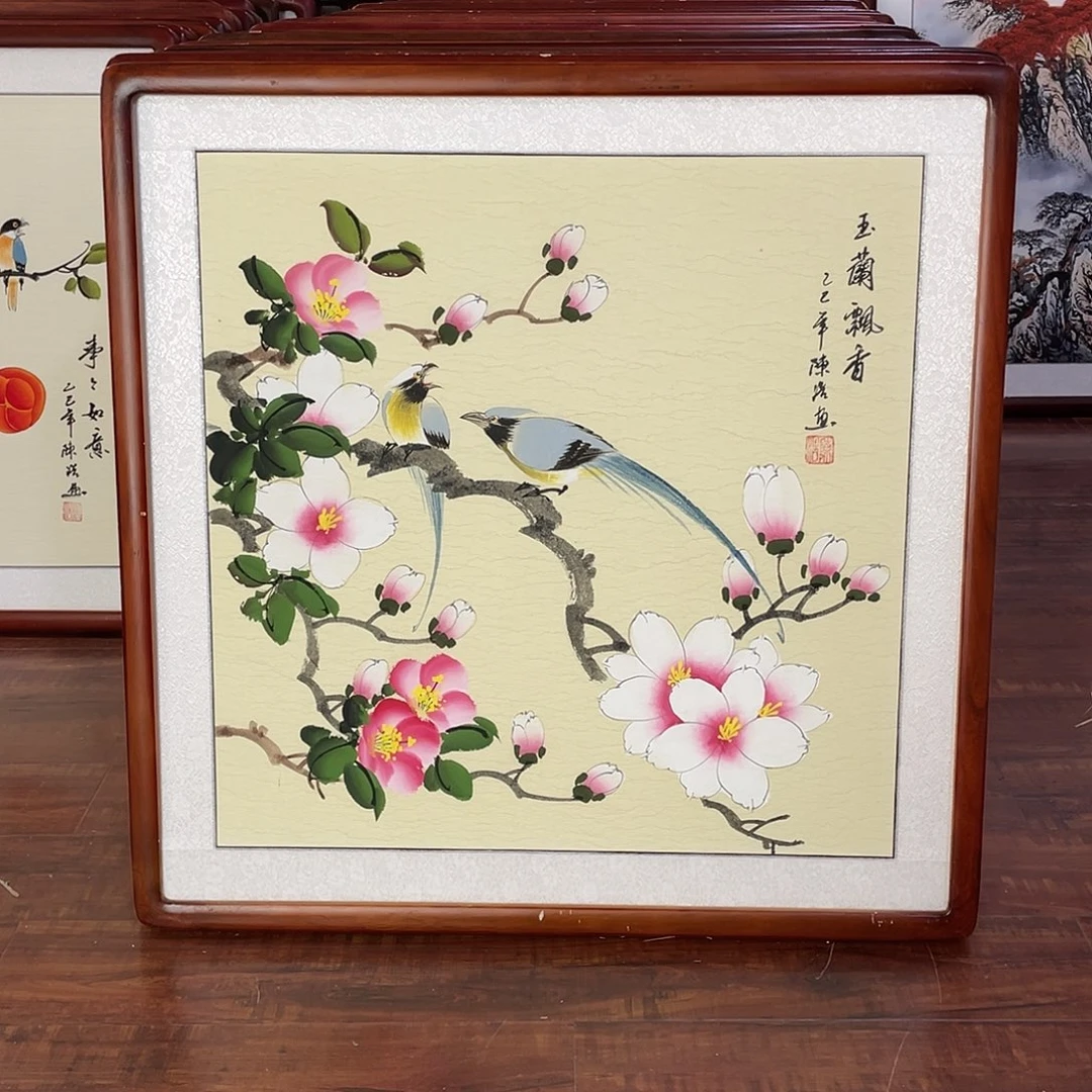 国画带框尺寸63*63厘米