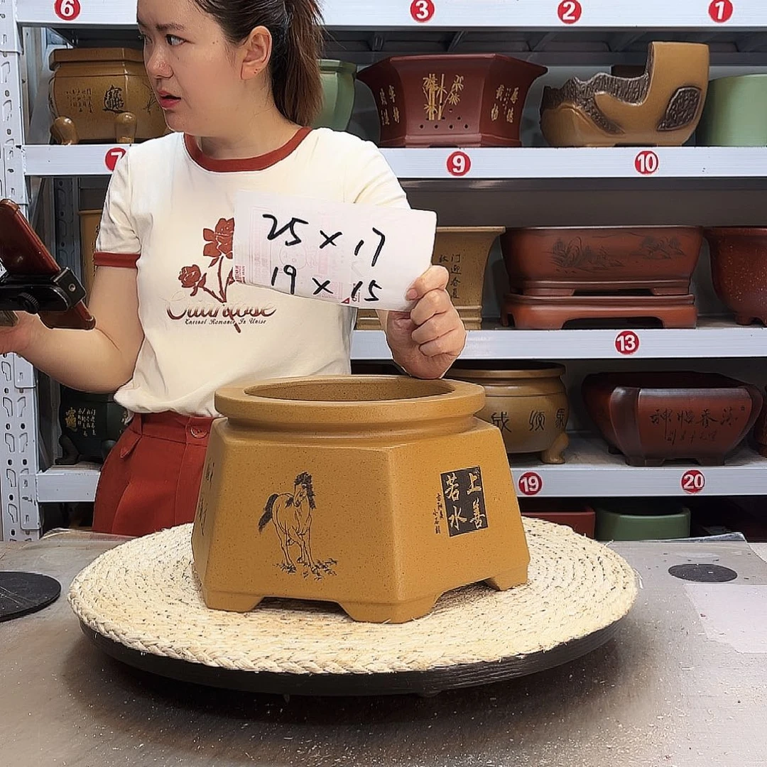 紫砂花盆紫砂花盆