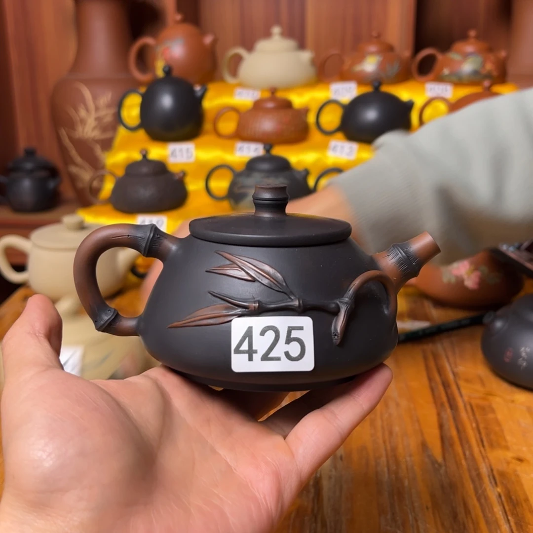 瑕疵竹节石瓢壶特价