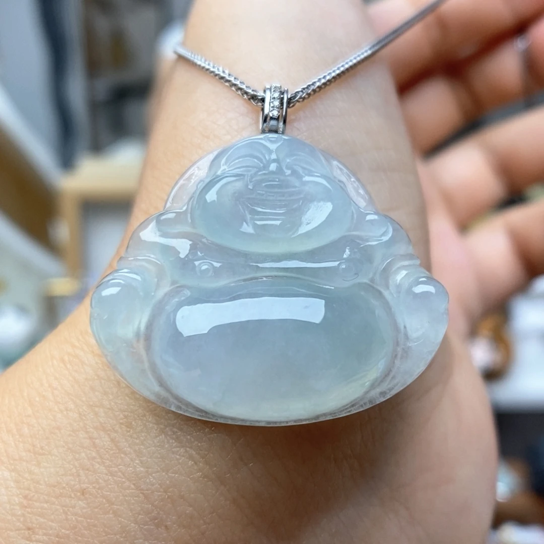 【闪购商品】颈饰18K金镶嵌翡翠18