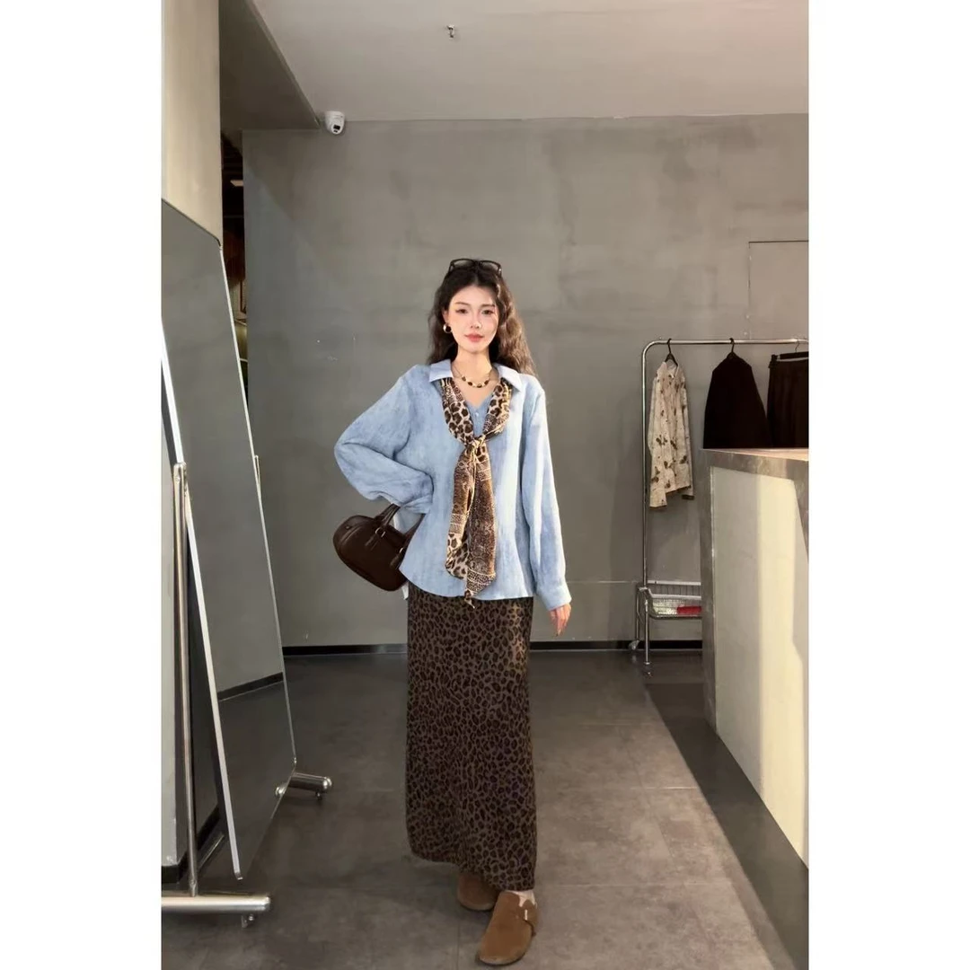 旻旻衬衫女【潮汐】设计感小众春秋款气质高级感百搭长袖上衣