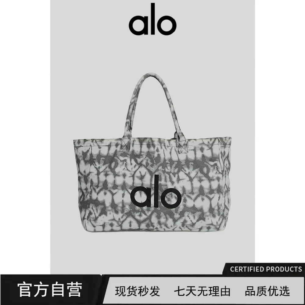 【官方自营】 TRACK字母印花帆布健身包大容量瑜伽包购物袋潮