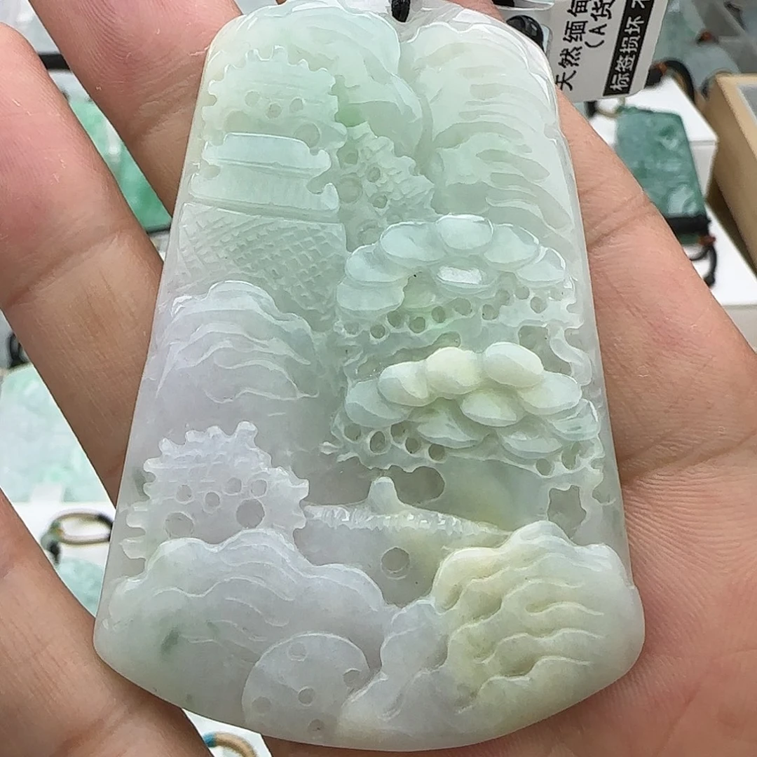 颈饰未镶嵌翡翠翡翠