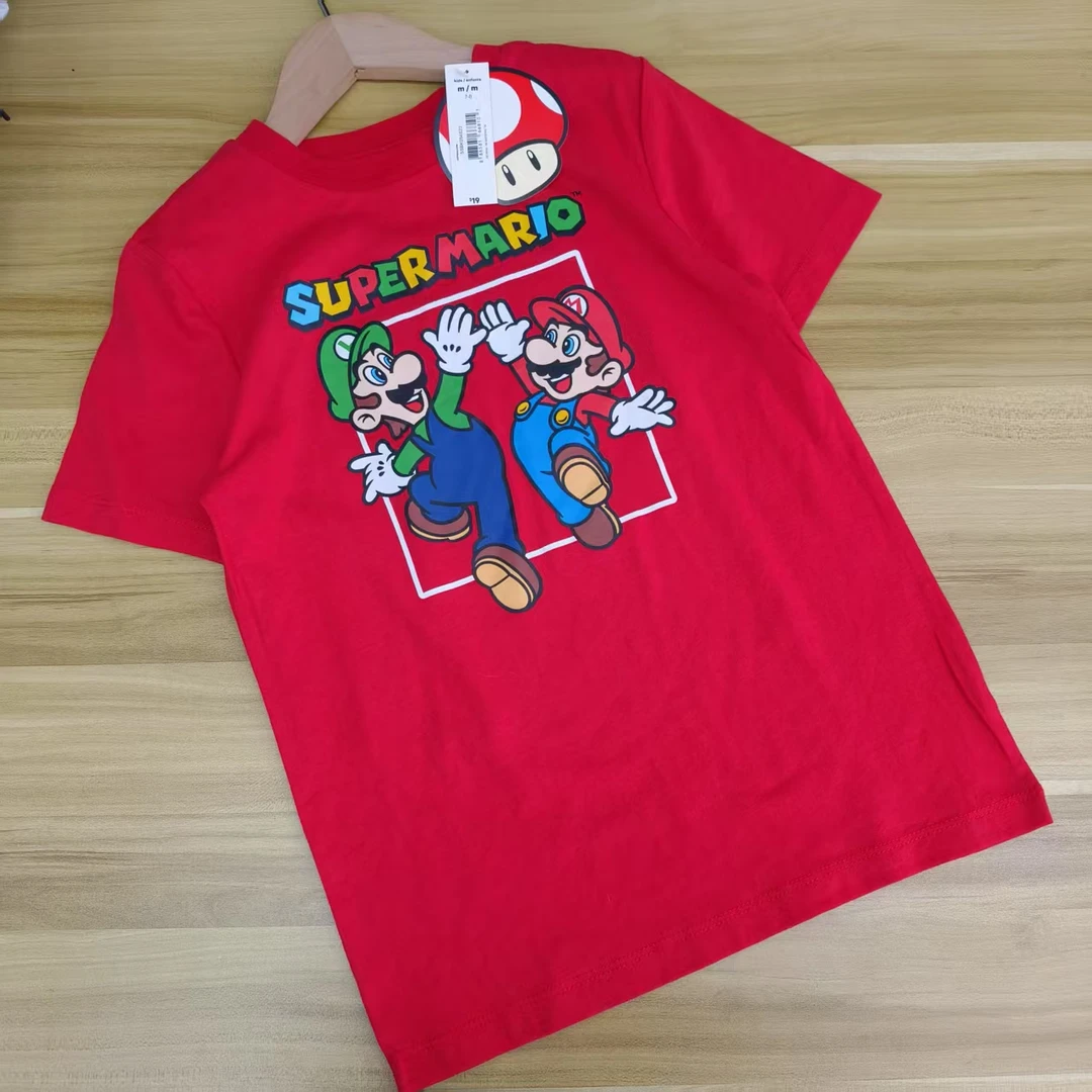 马里奥~红色儿童短袖