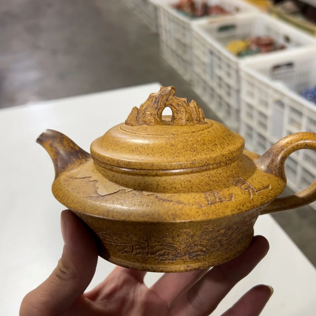 茶壶紫砂老厂紫砂壶一件！