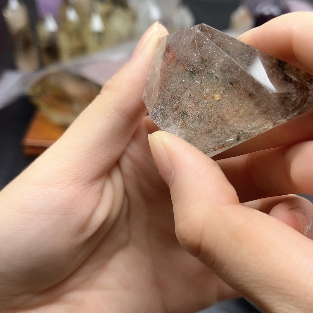 珠宝半成品未镶嵌紫晶139水晶石