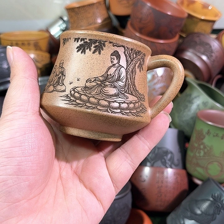 茶杯紫砂全手工紫砂主人杯