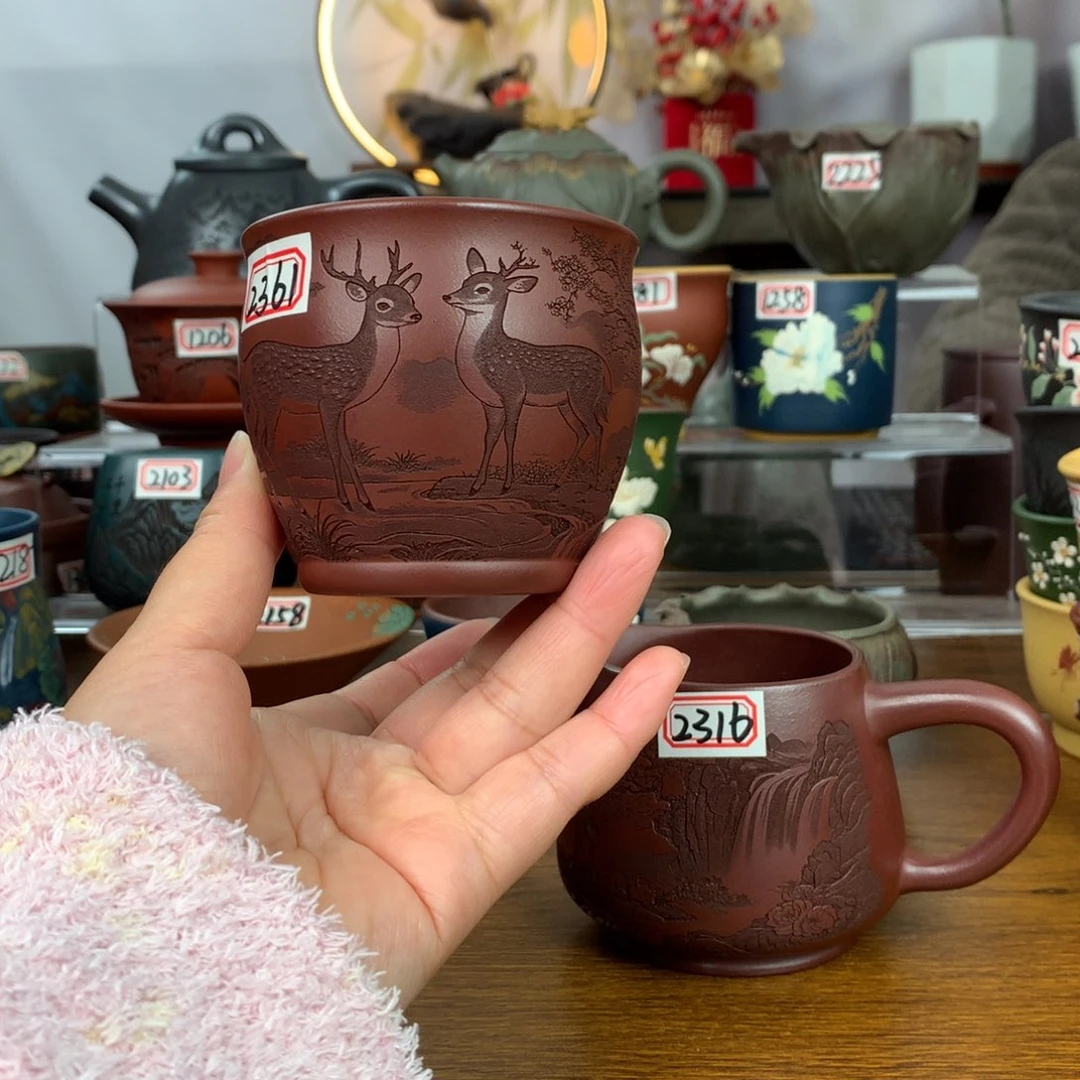 紫砂茶杯宜兴紫砂茶具