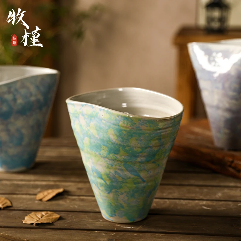 景德镇陶瓷花盆轻奢高档复古异形花器家用客厅蓬莱松绿植盆栽专用