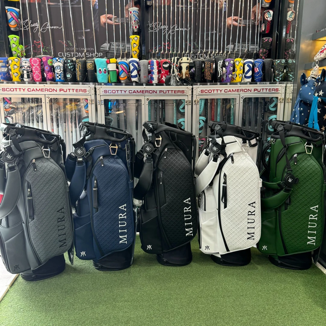 MIURA新款高尔夫球包支架包9.5英寸男女大容量GOLF球杆袋正品