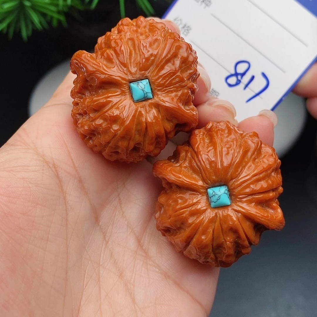 把件文玩核桃39血麒麟817