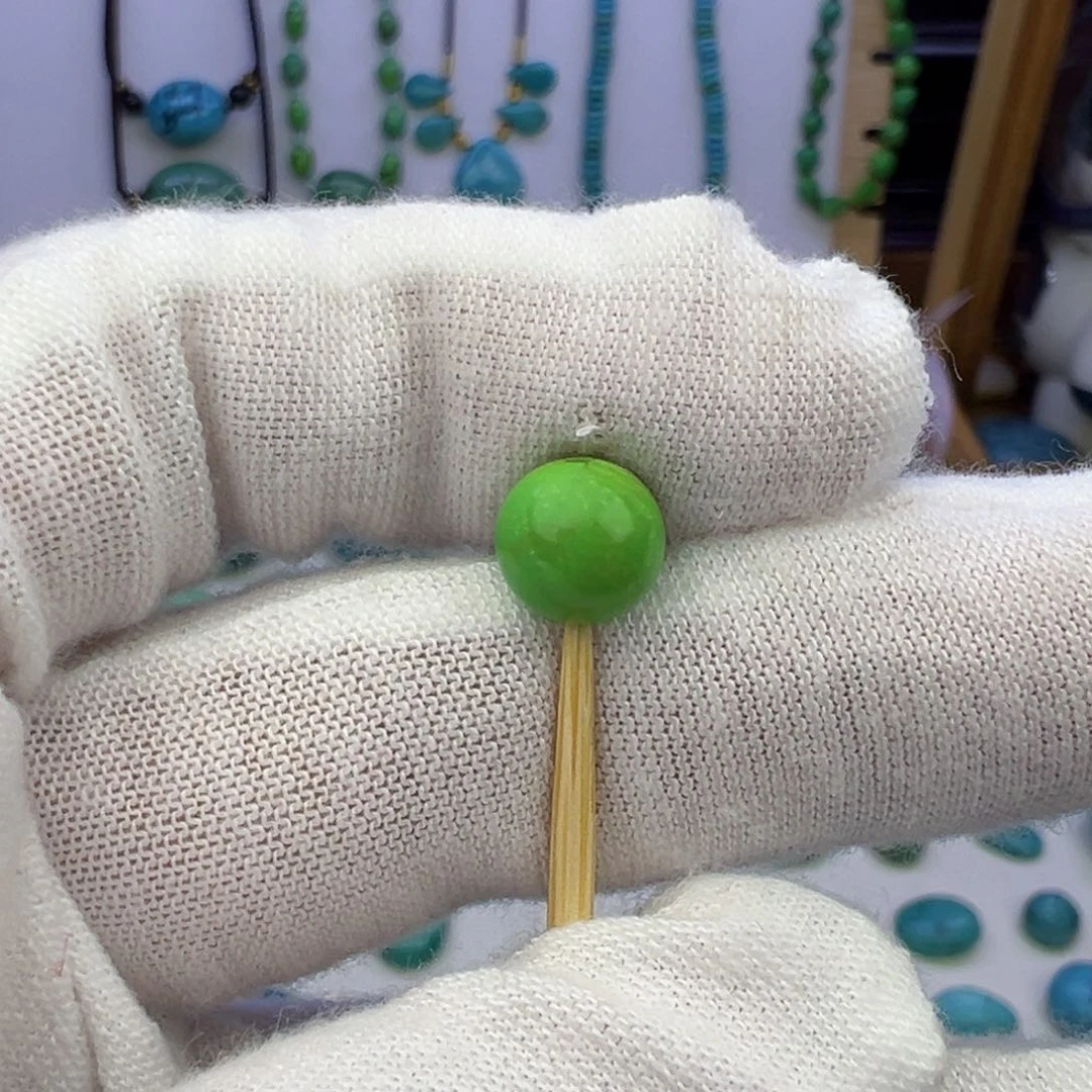 菜籽绿圆珠7.9mm兰