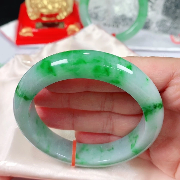 未镶嵌手镯翡翠  编号FH1117 正圈55-56 福利镯