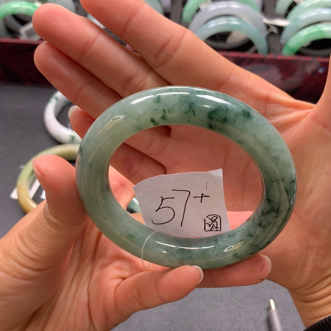 未镶嵌手镯翡翠W*杨手镯