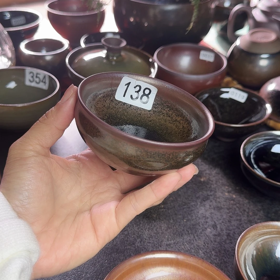 茶盏138 柴烧手工主人杯