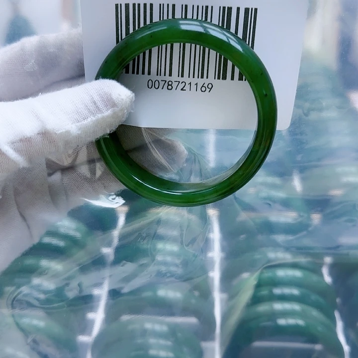 和田玉手镯未镶嵌55