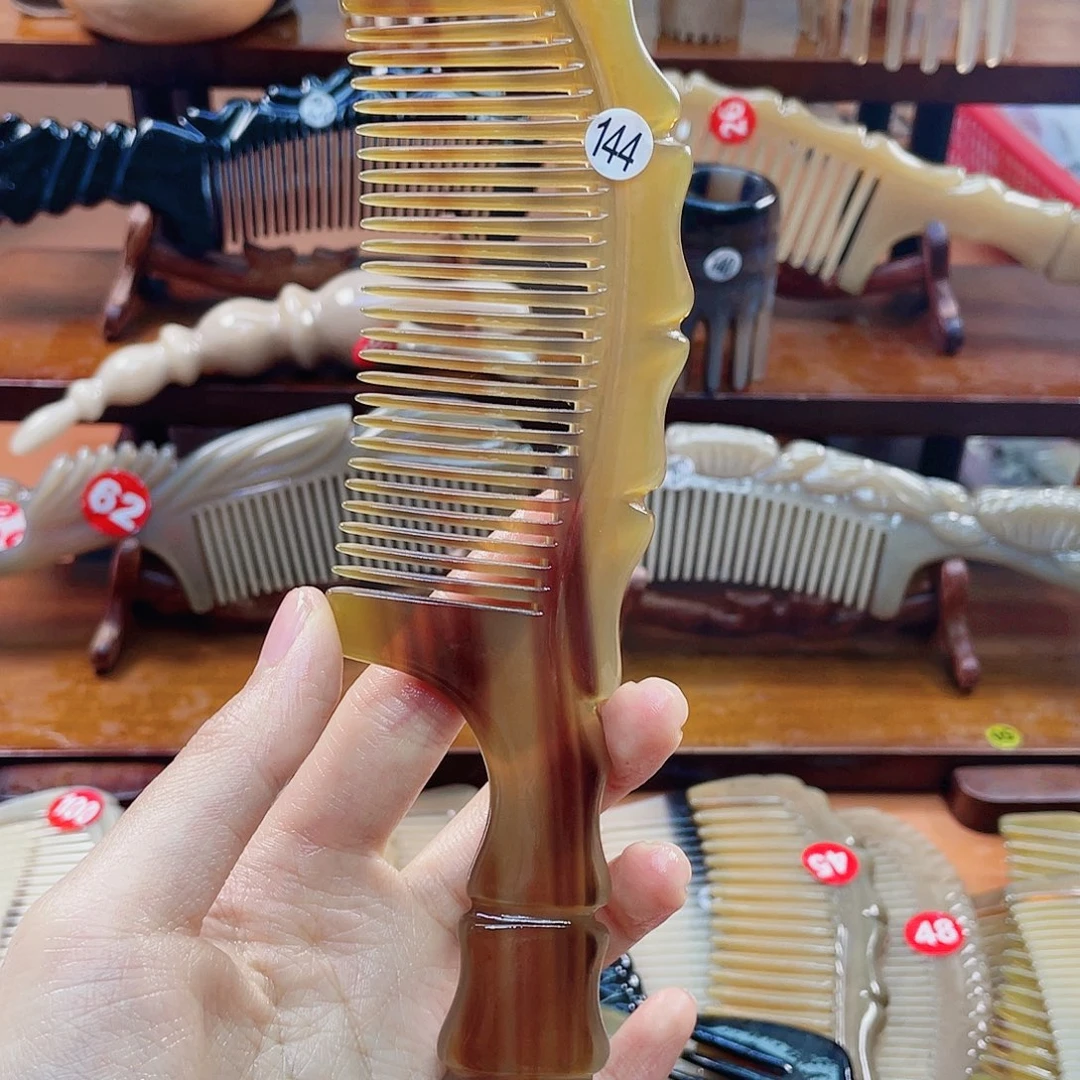 纯手工制作牛角梳144