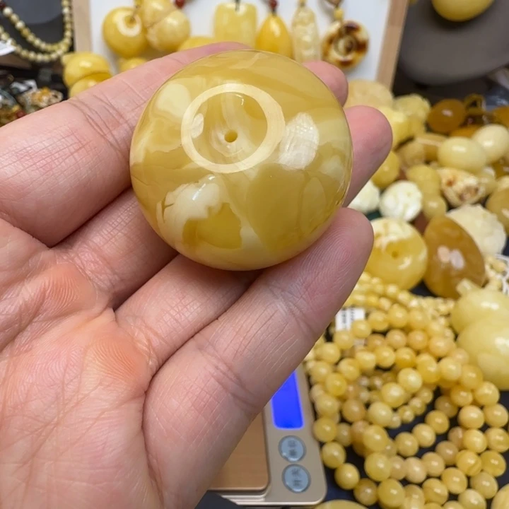 蜜蜡未镶嵌颈饰天然蜜蜡