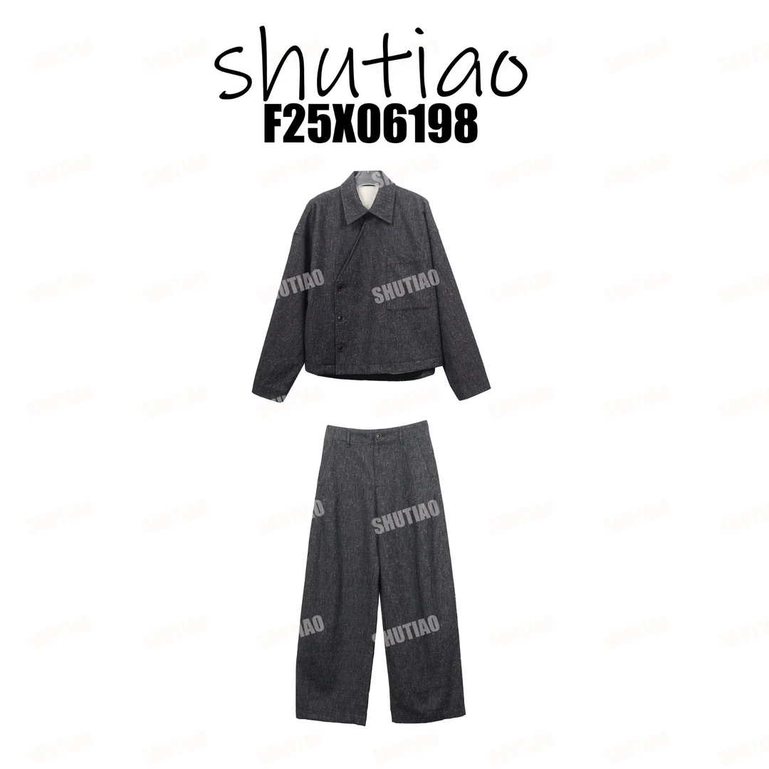 【SHUTIAO】2025秋冬：新款小众设计款套装F25X06198