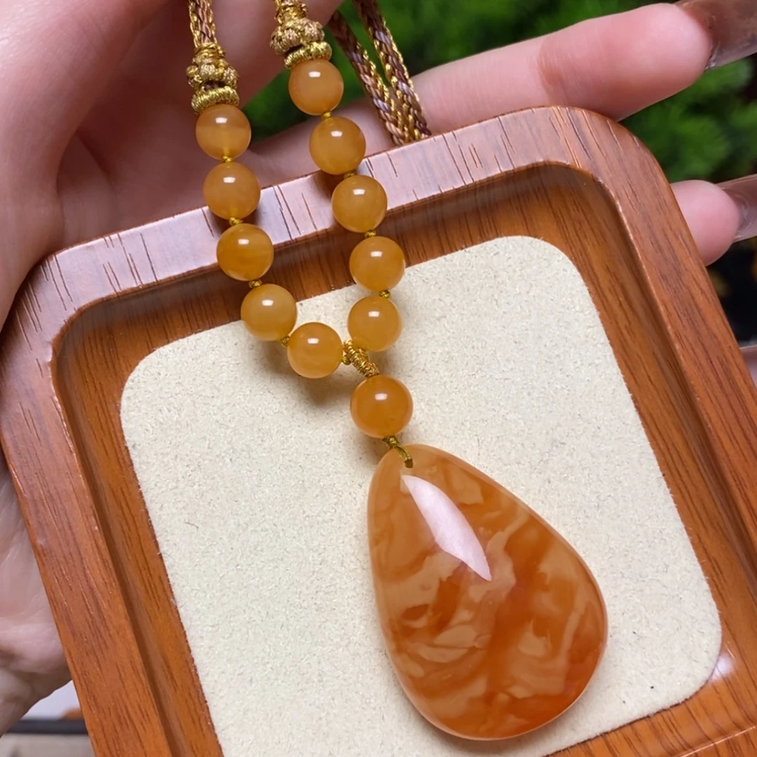 【闪购商品】蜜蜡颈饰未镶嵌项链