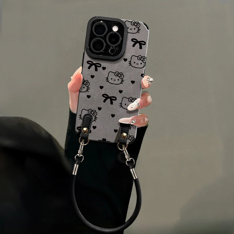 【优选材质】蝴蝶结KT猫手机壳适用于苹果/vivo/华为/oppo/小米可爱