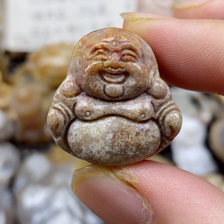 颈饰未镶嵌硅化珊瑚（珊瑚玉）小