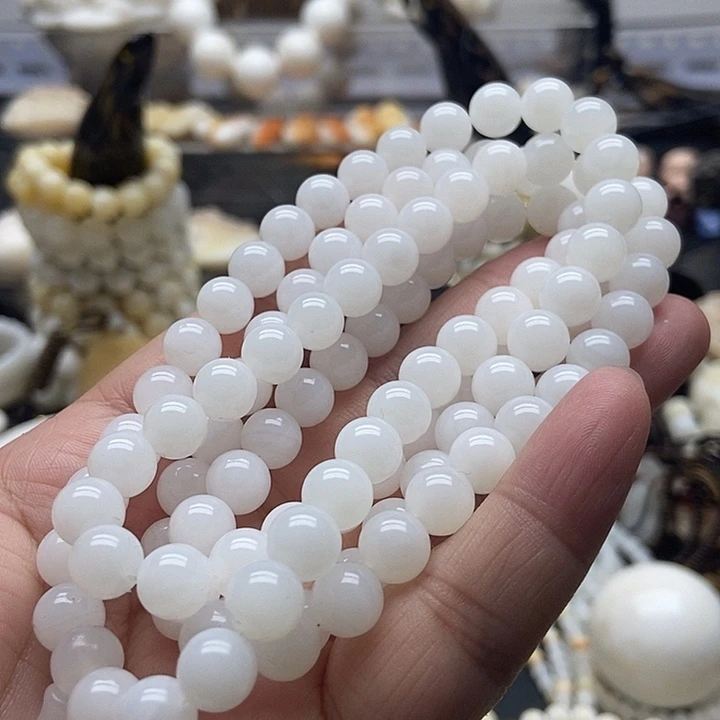 非金属贝壳贝雅轩工艺品玉化亮光0.8多圈