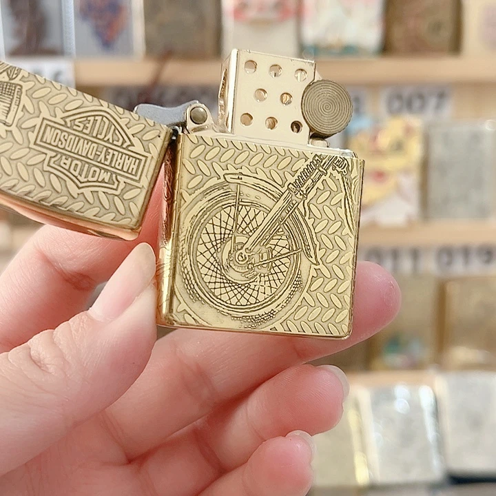 佐罗902黄铜精雕哈雷外壳+1金色官二代内胆