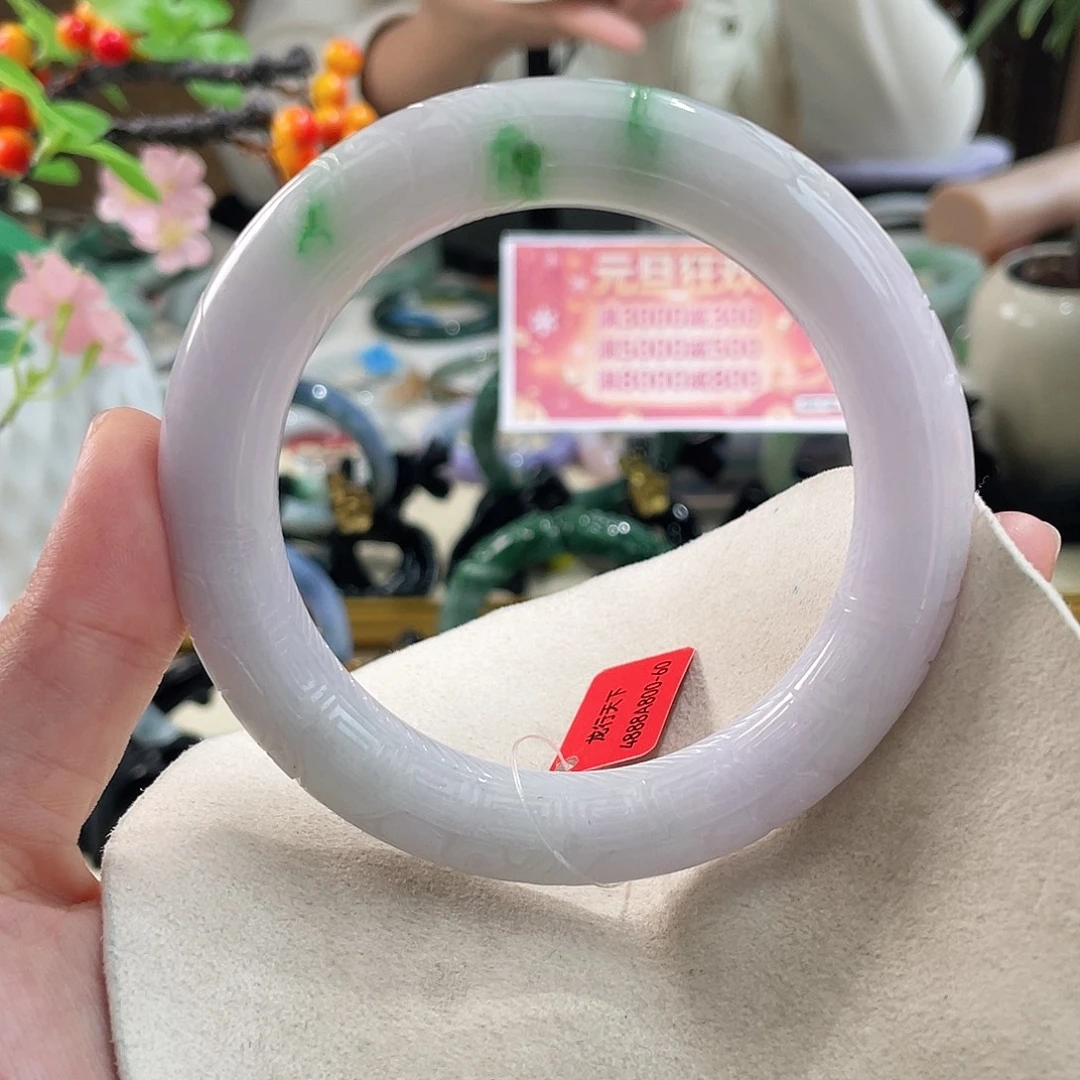 翡翠未镶嵌手镯翡翠手镯60