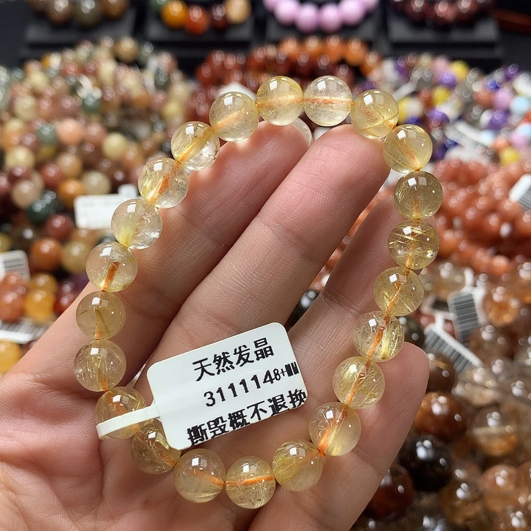 水晶手链未镶嵌，，