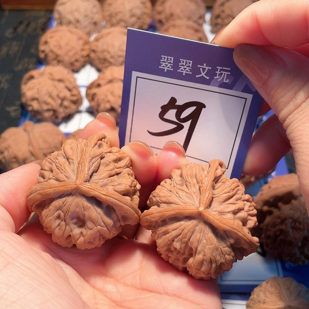 把件桃核59号玉玺三棱4.2