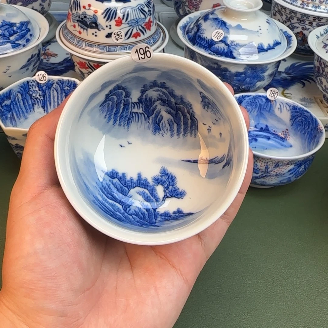 彦祖纯手工手绘茶具196