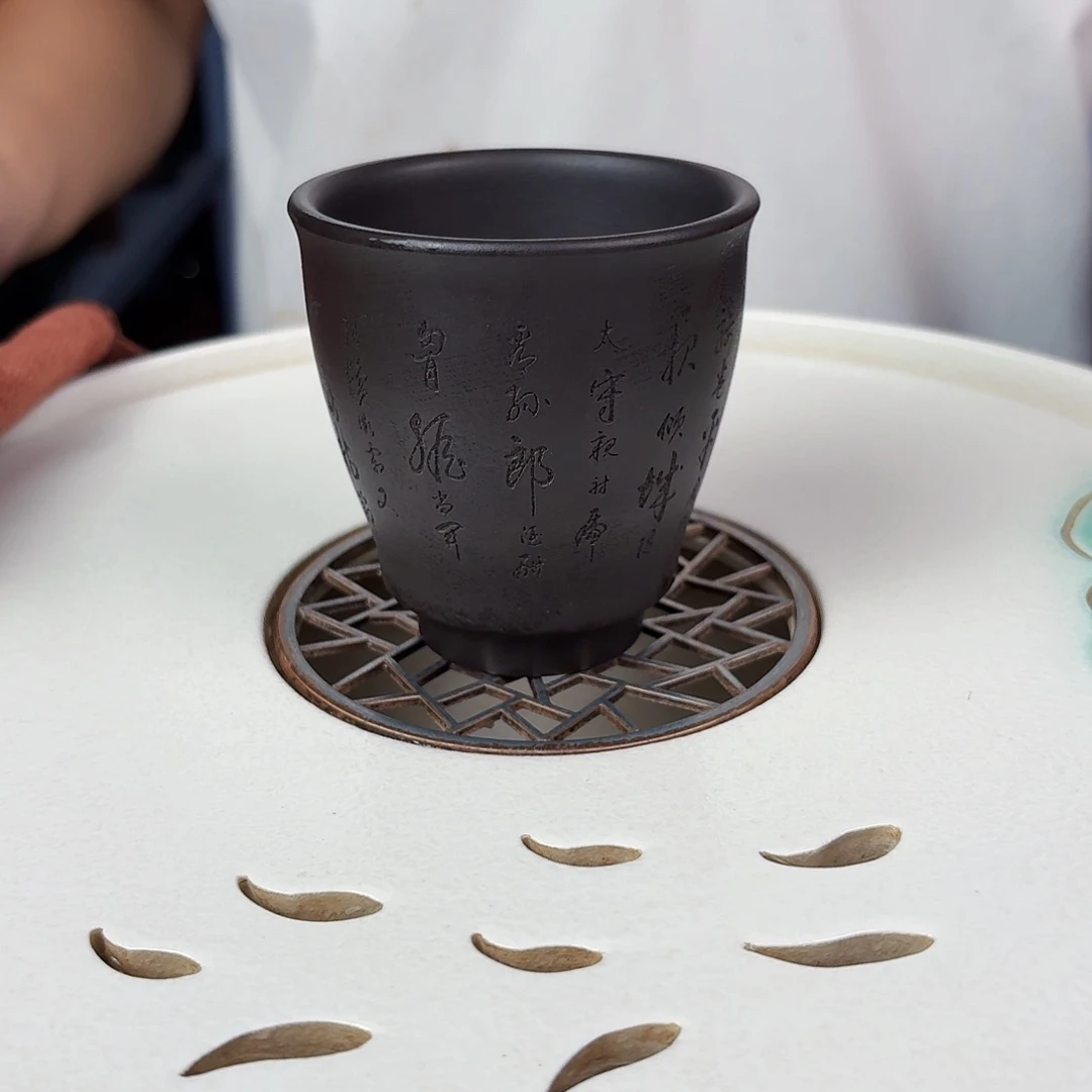 宜兴原矿紫砂杯子