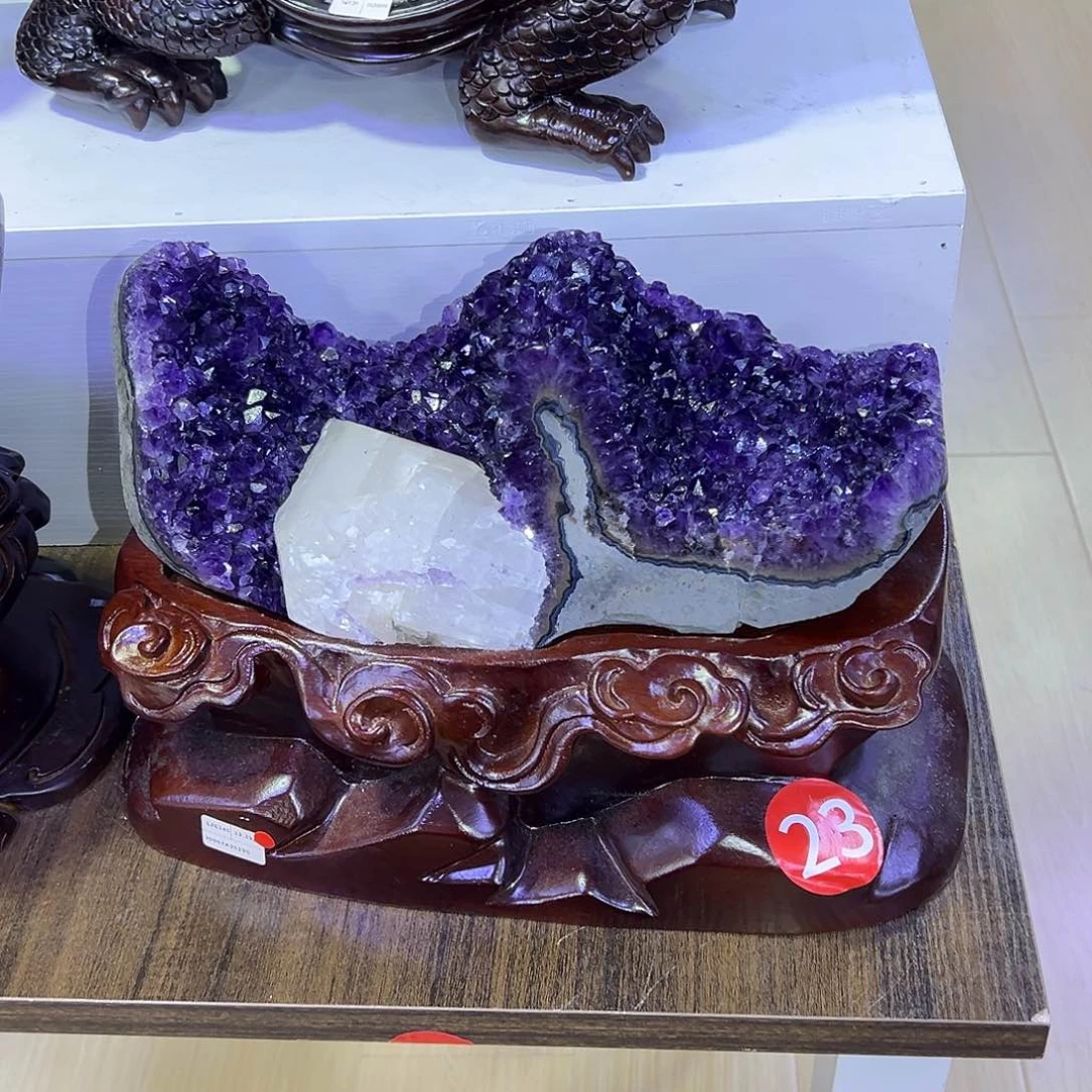 未镶嵌大型摆件（非配饰）紫晶