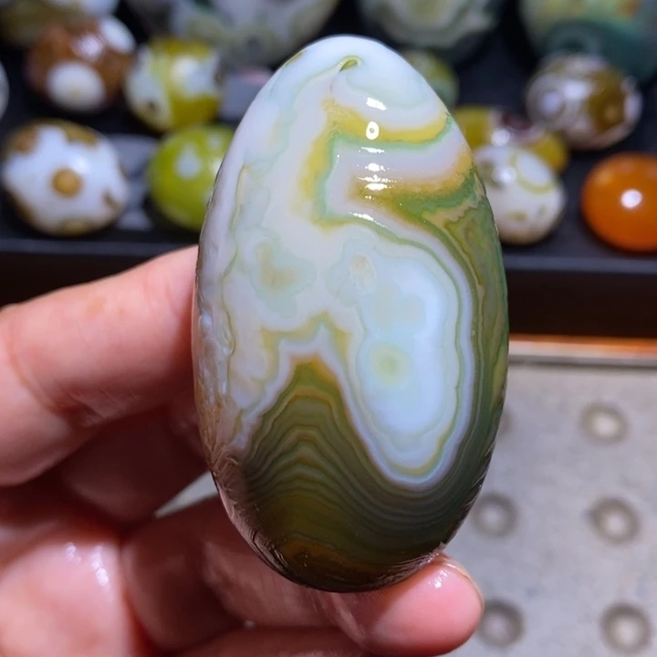 未镶嵌玛瑙/玉髓珠宝半成品17