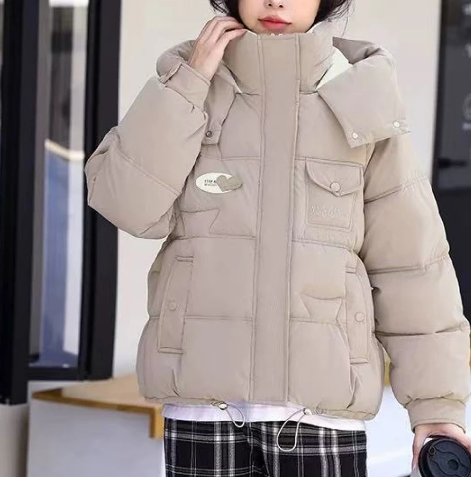 女士百搭休闲棉服1733-J
