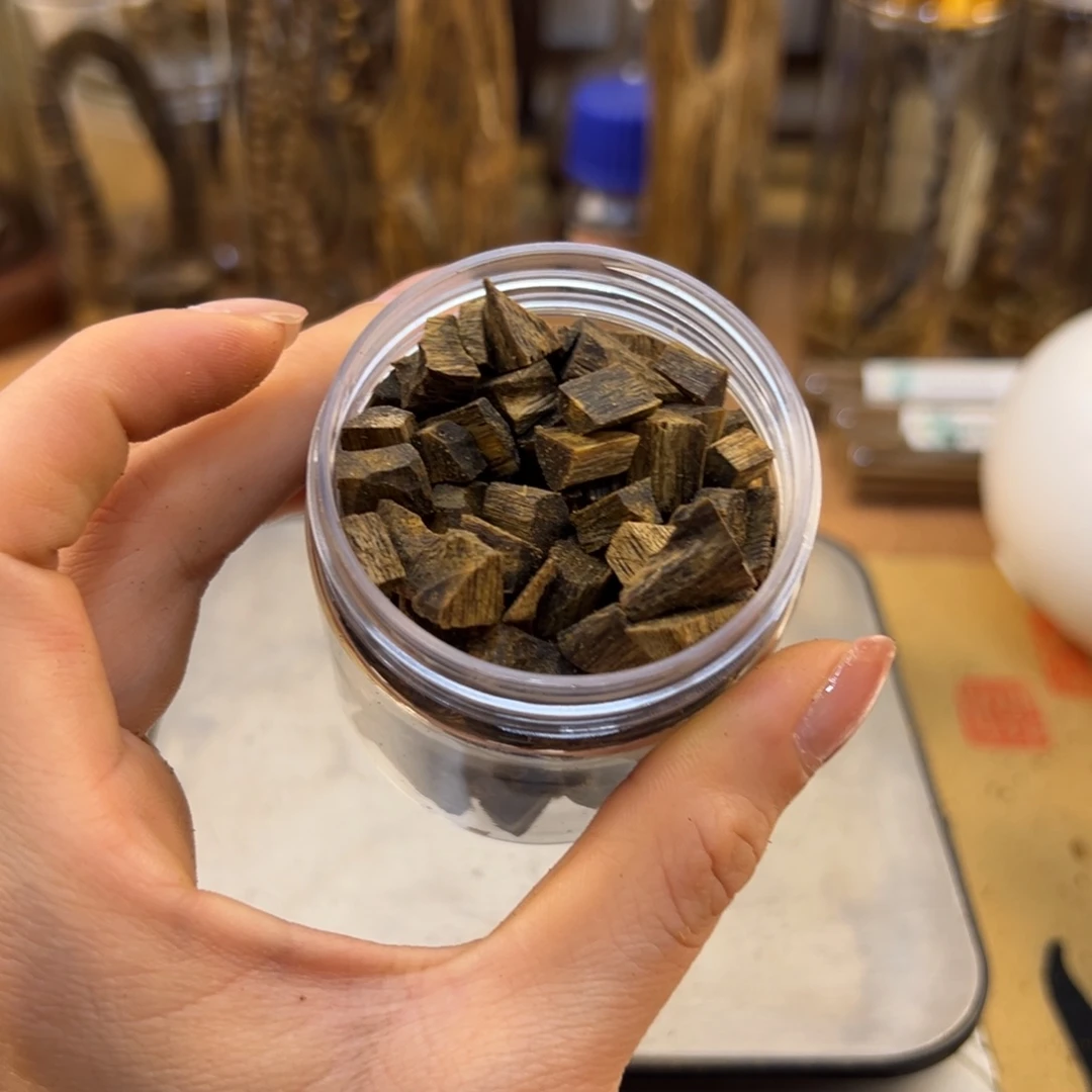 沉香碎屑沉香棋楠沉香金沙叶碎料41克
