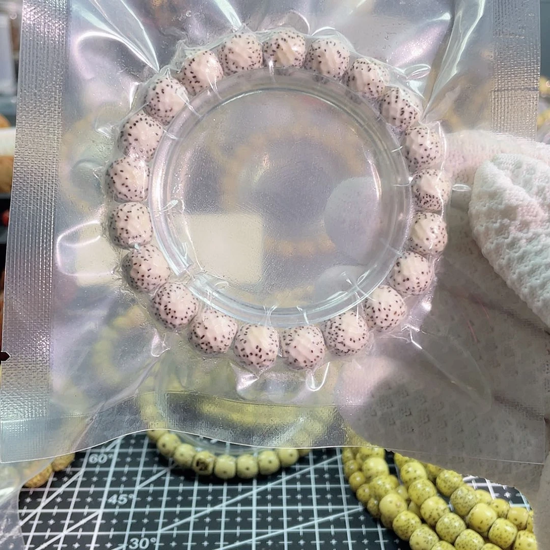 星月菩提手串原生态星月菩提原白手串龙鳞11.10