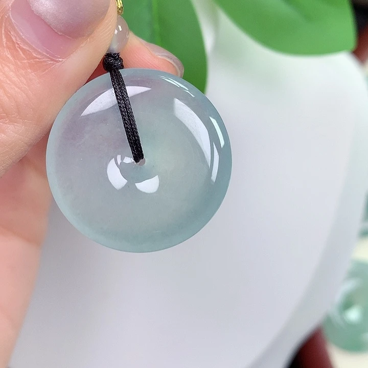 翡翠未镶嵌颈饰28.2-5.8mm