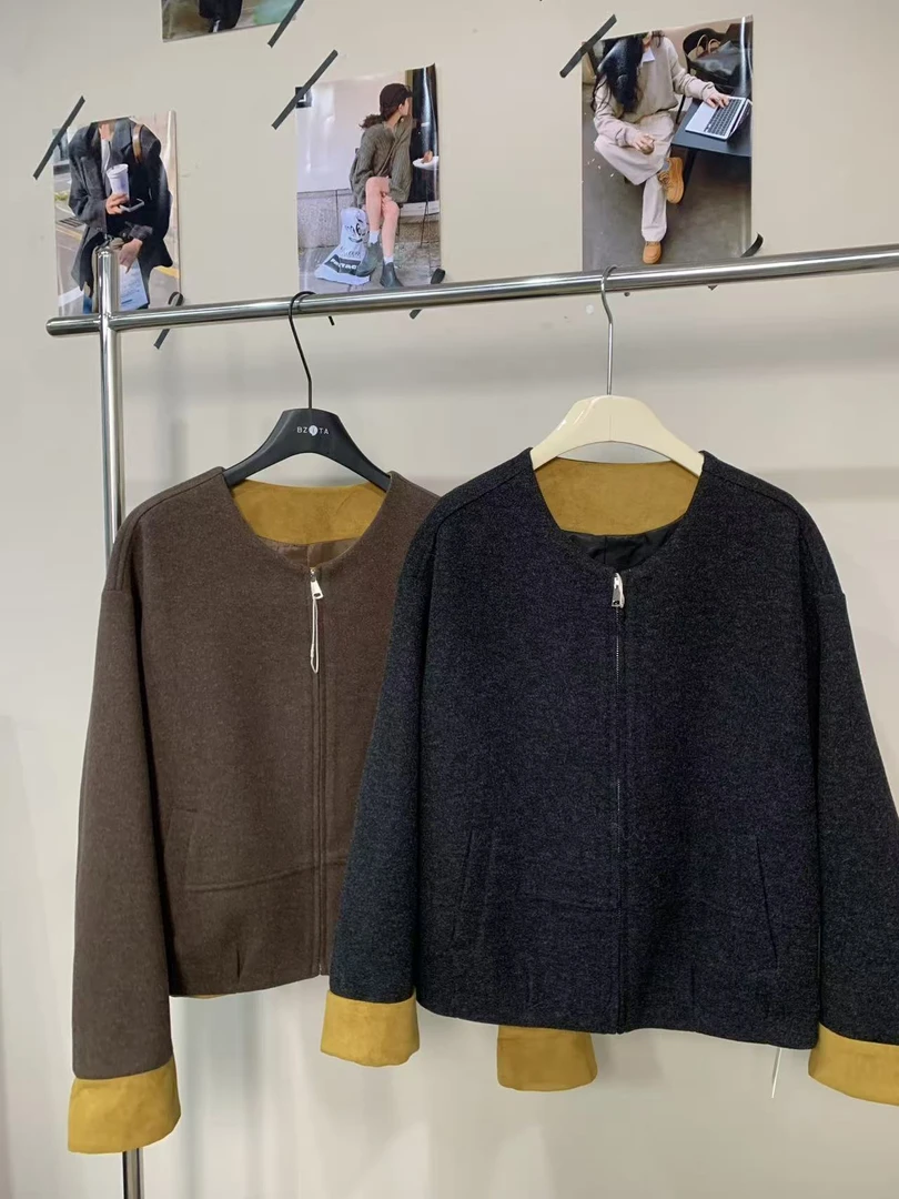 『雨美 Show』6880时尚百搭圆领小外套