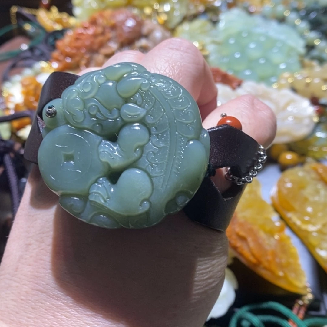 【闪购商品】岫玉毛衣链未镶嵌