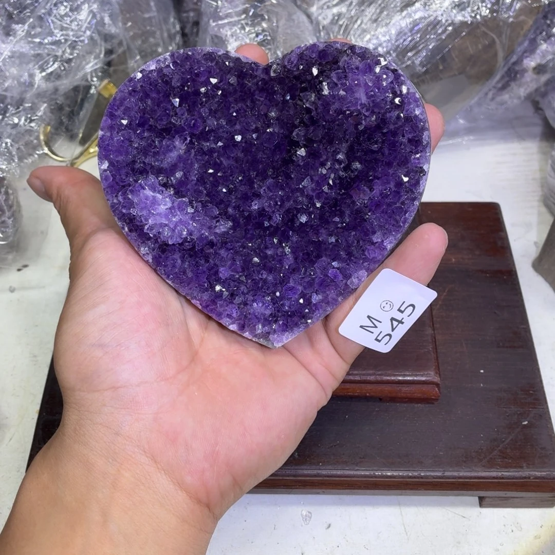 未镶嵌摆件紫晶水晶