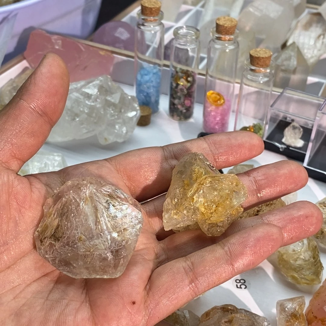 水晶珠宝半成品未镶嵌水晶骸骨