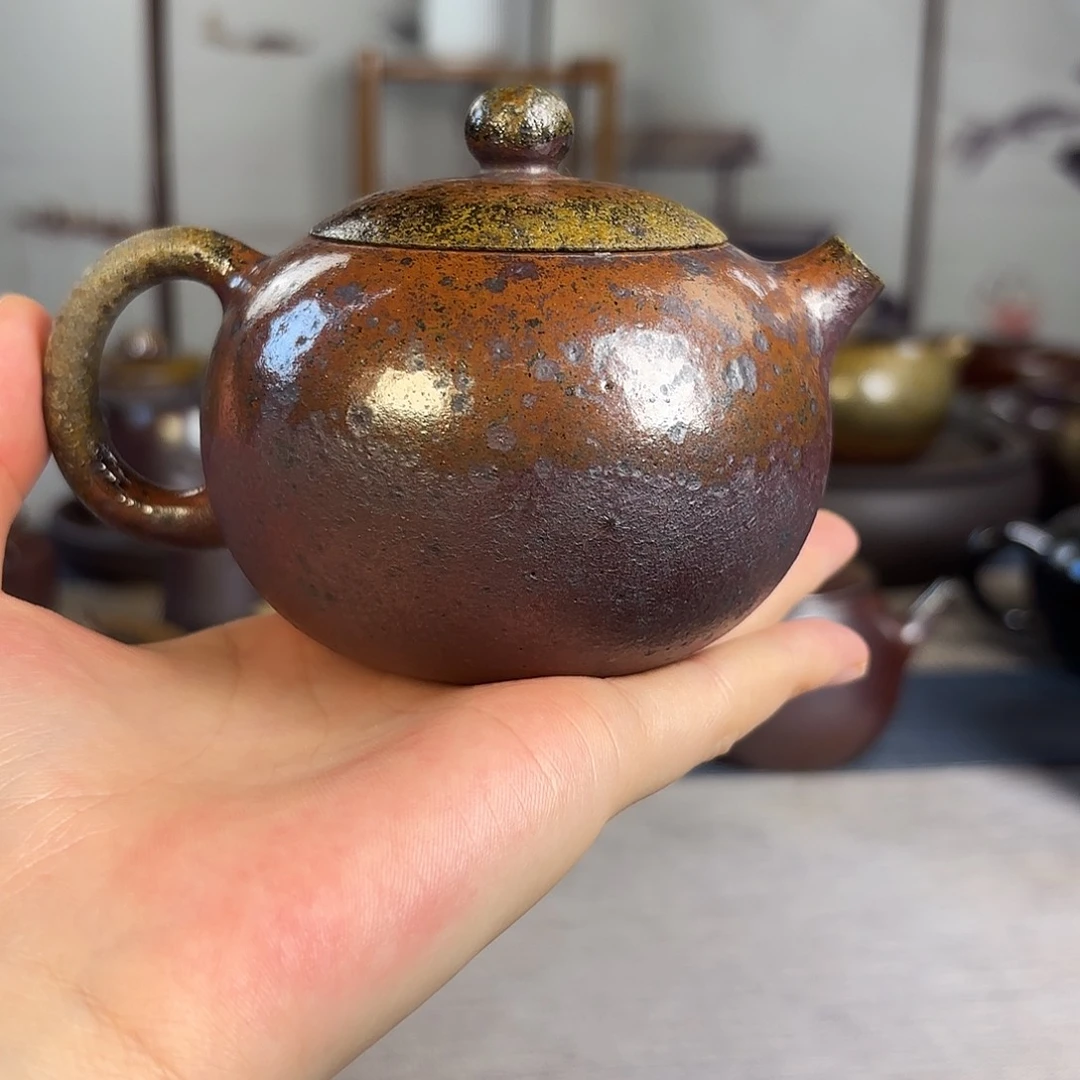 茶壶紫砂柴烧紫砂段泥西施