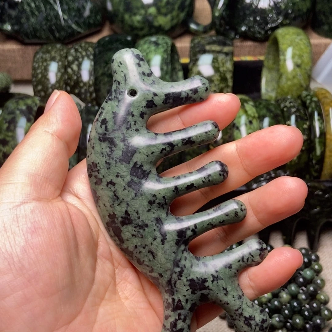 未镶嵌蛇纹石玉药王石