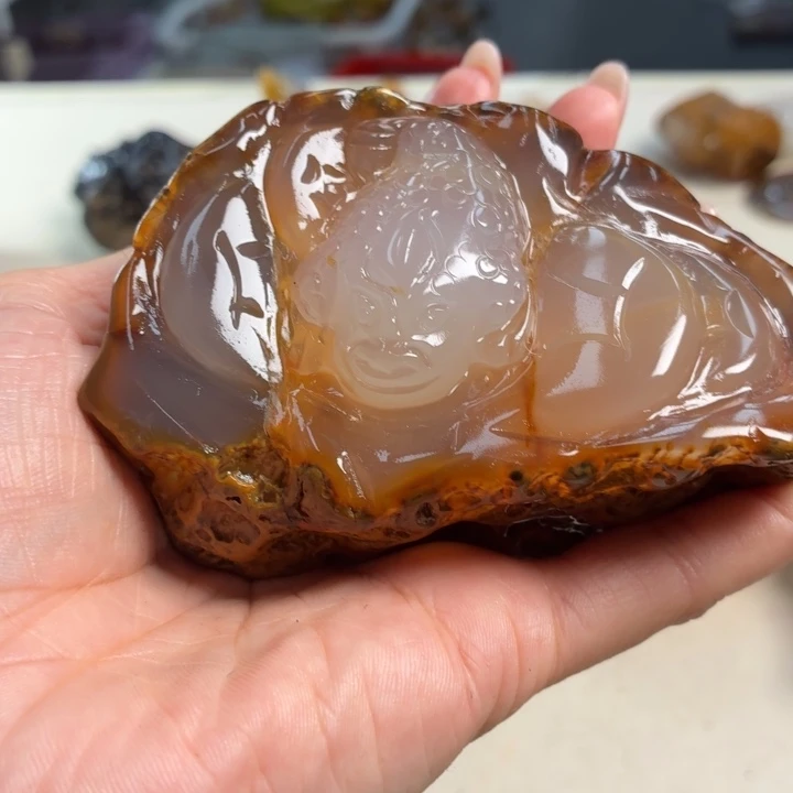 玛瑙/玉髓未镶嵌吊坠(不含链)