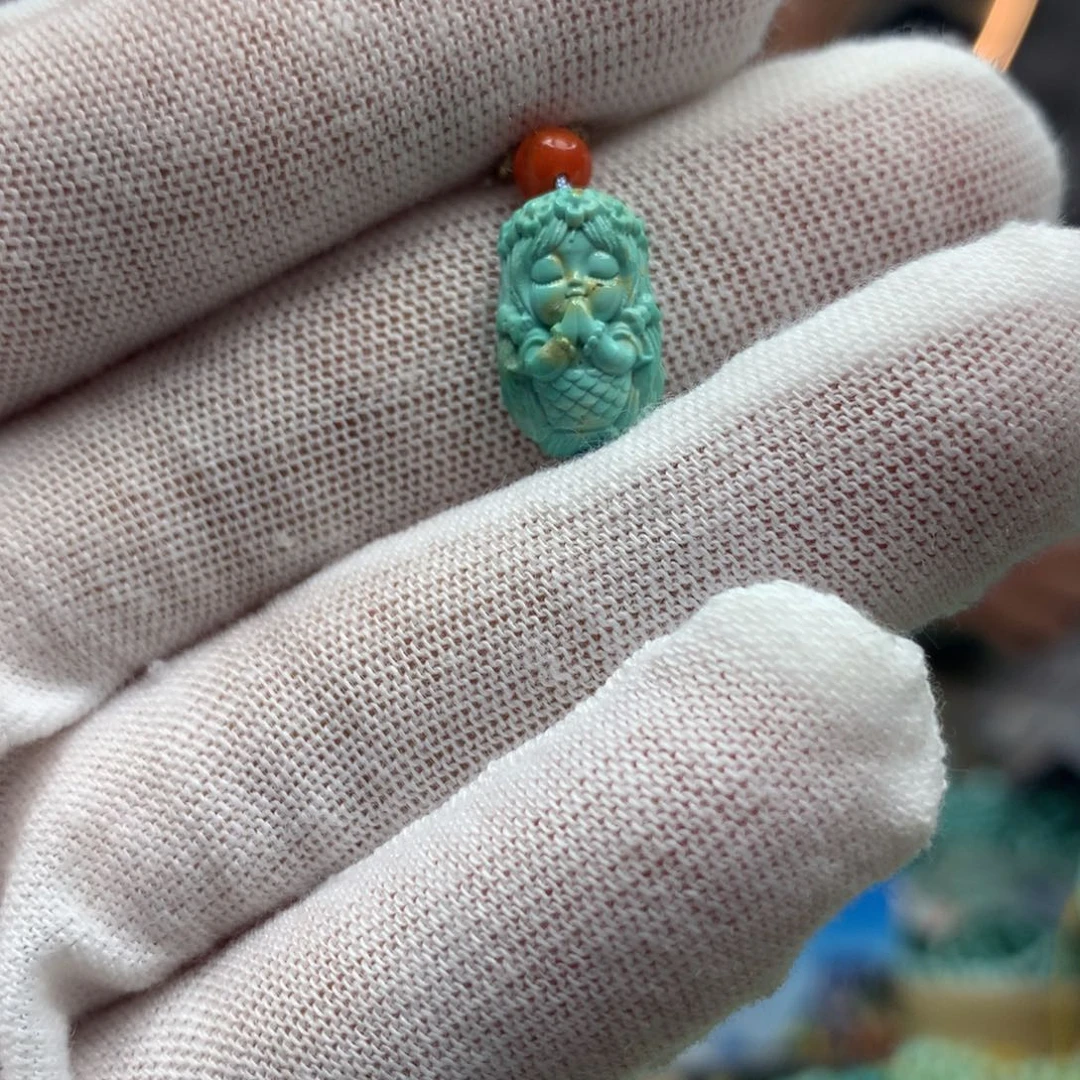 绿松石挂件未镶嵌